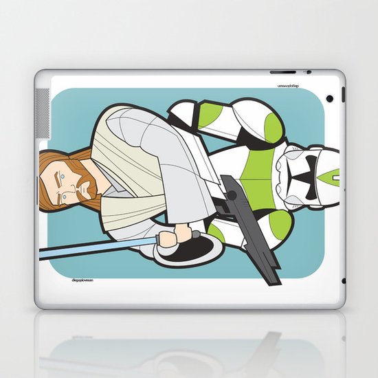 Obi-wan and Clone Trooper Laptop & iPad Skin