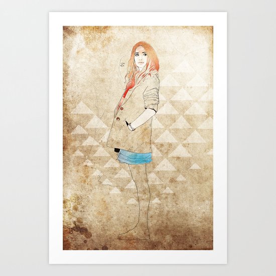 Girl One Art Print