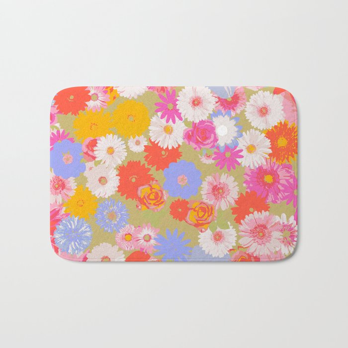 Pop Floral Mix Bath Mat