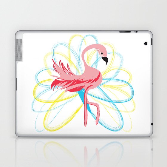 Flamingo Fun Laptop & iPad Skin