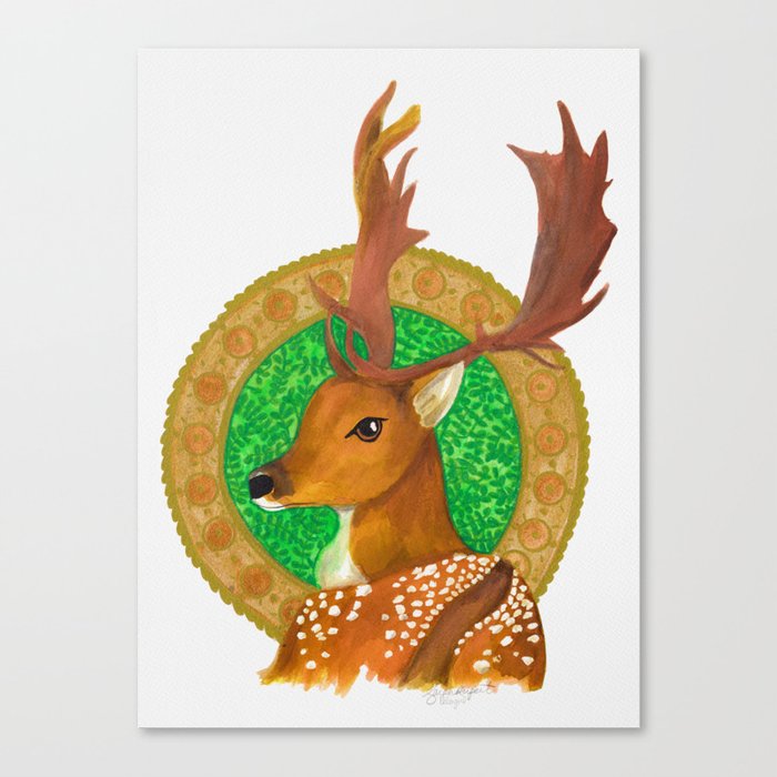 Red Deer Canvas Print