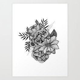 Random Flowering Art Print