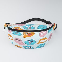 Gumball Faces Pattern Fanny Pack