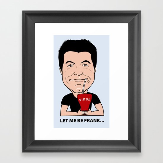 Simon Cowell - the first American Idol Judge Framed Art Print