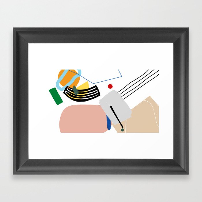 Flashing Guns Framed Art Print