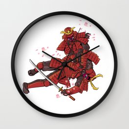 Samurai Jiu-Jitsu Wall Clock