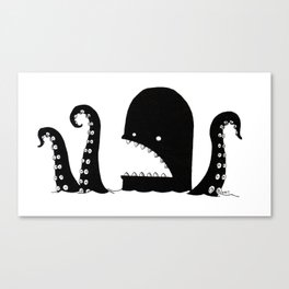 Kraken Attackin' Canvas Print