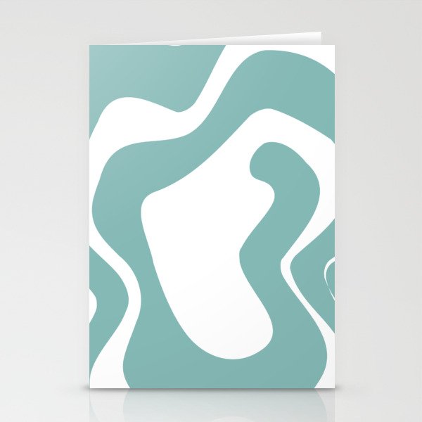 Blue abstract Stationery Cards