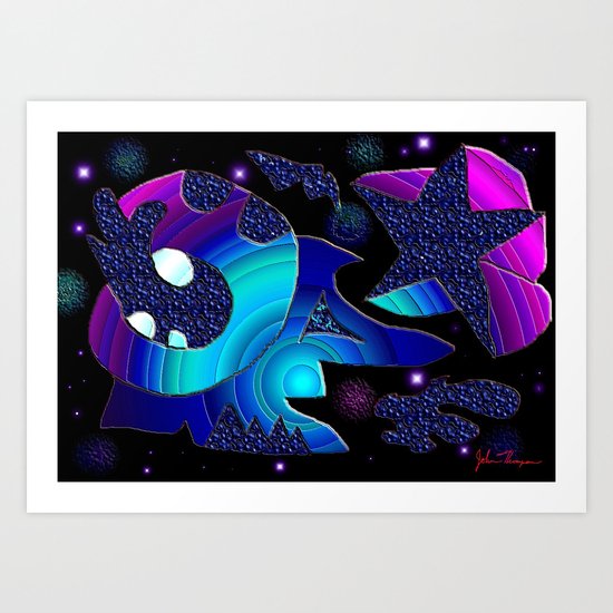 Wacky Universe Art Print