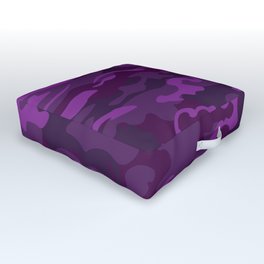 Camo Style - Purple Camouflage Outdoor Floor Cushion