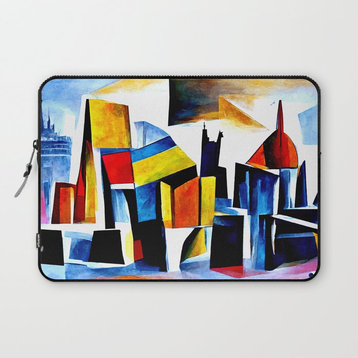 Abstract City Laptop Sleeve