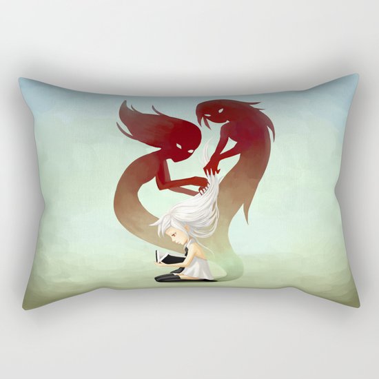 Combing Rectangular Pillow