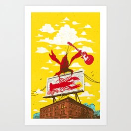 CRAWFISH BOIL II Art Print