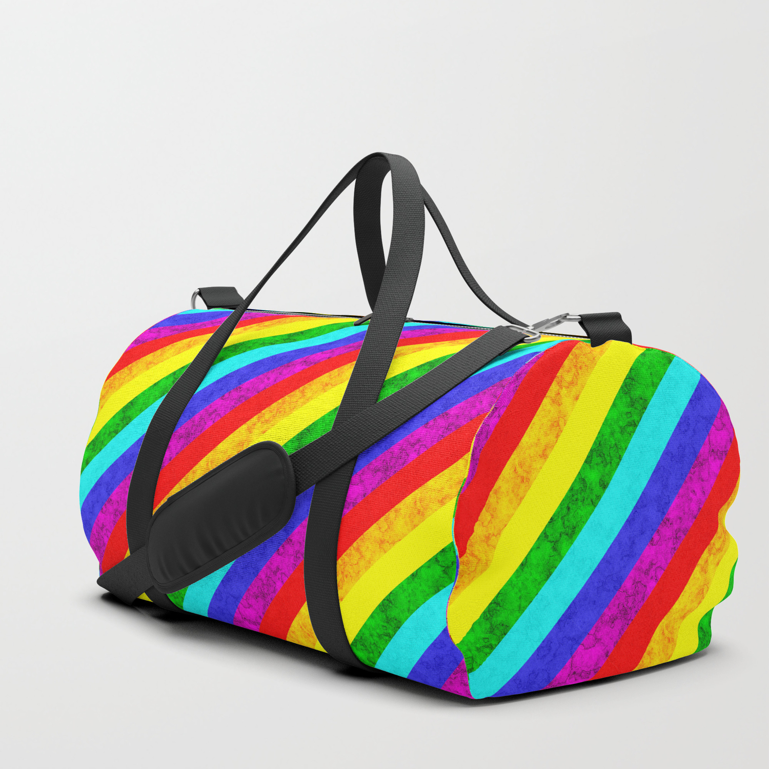 rainbow duffle bag