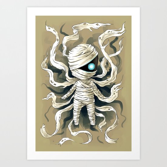 Mummy Art Print