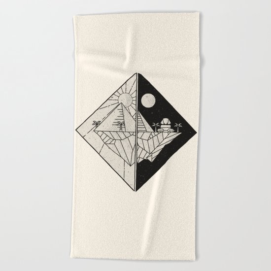 Magicians of the Gods Beach Towel