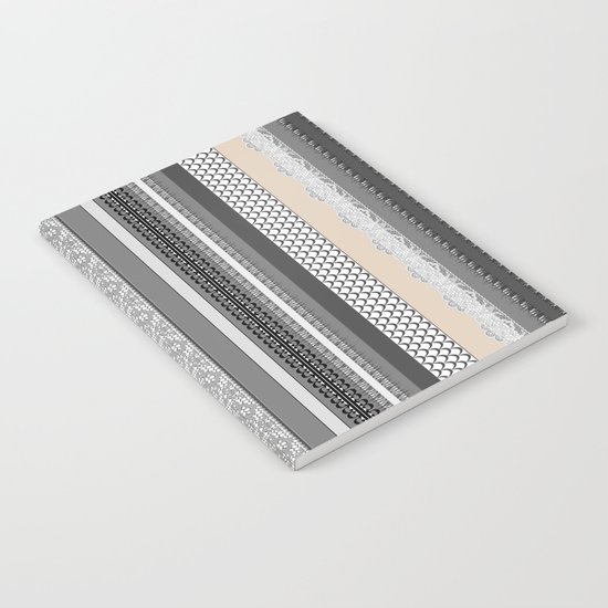 Beach House Stormy Grey Notebook