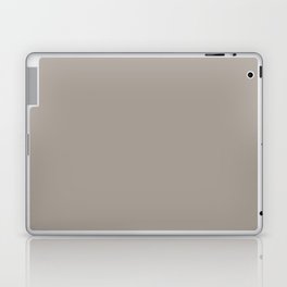 Dark Gray Brown Solid Color Pairs Pantone String 16-1305 TCX Shades of Brown Hues Laptop Skin