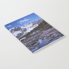 Notchtop Mountain and Lake Helene Panorama Notebook