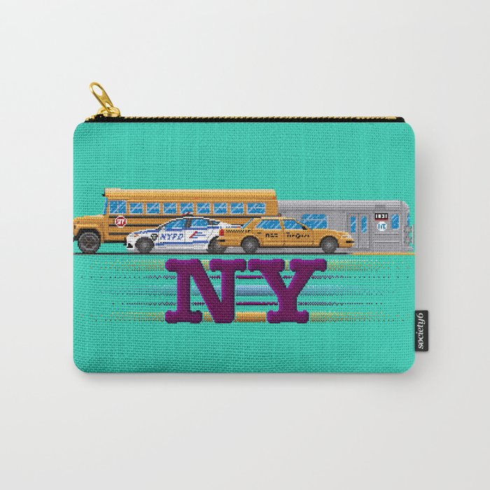 NY Pixel Carry-All Pouch