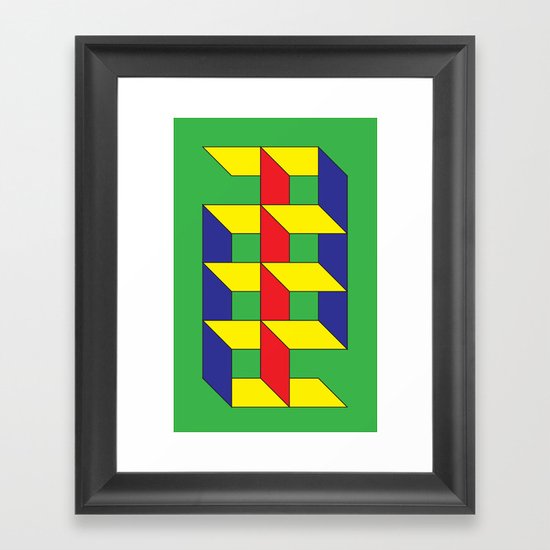 Eponymous Bookshelf Framed Art Print