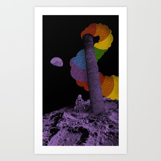 Lunar Variegation Phenomenon Art Print