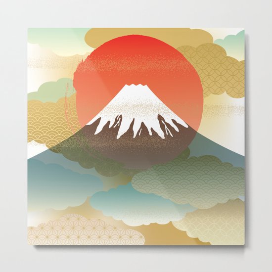 JAPAN Metal Print