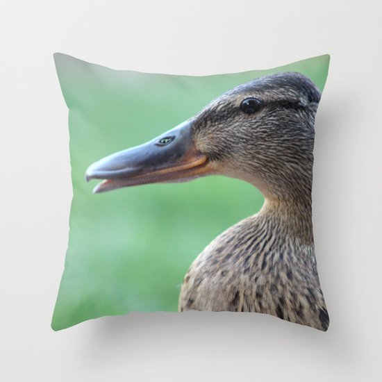 mallard plush pillow