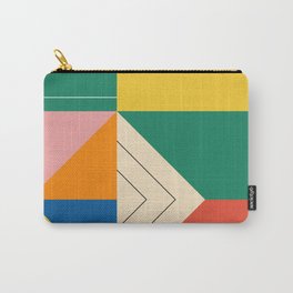 Minimal Geometric Shape Abstract 3/6 Carry-All Pouch