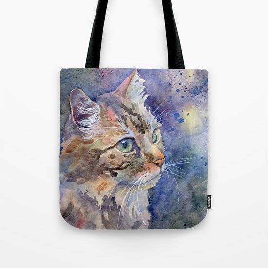"Red Cat" Tote Bag