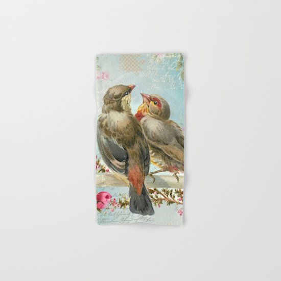 Vintage Birds #2 Hand & Bath Towel