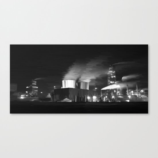 Trans sepibus Canvas Print