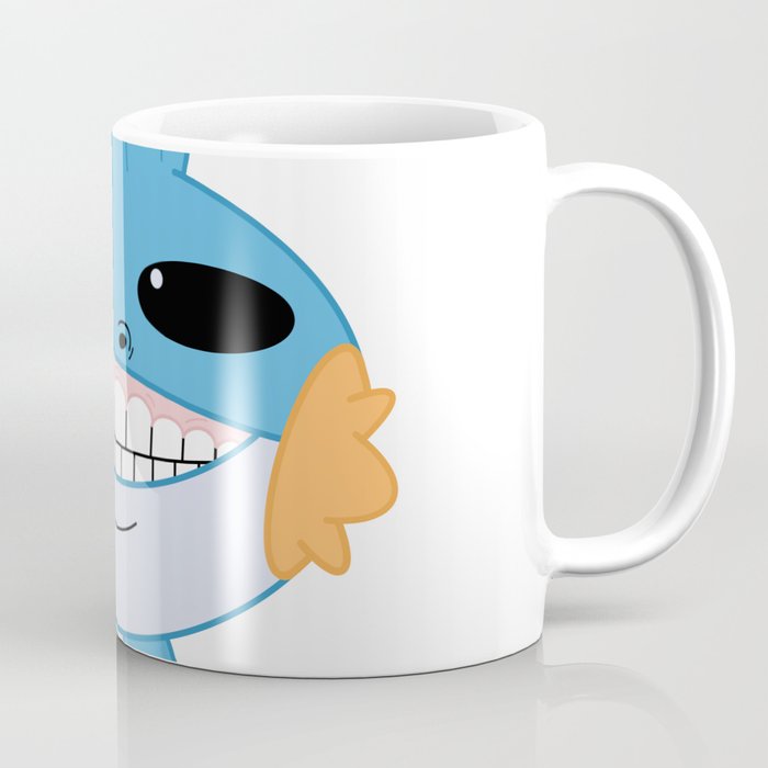Blue Fish Teefs Coffee Mug