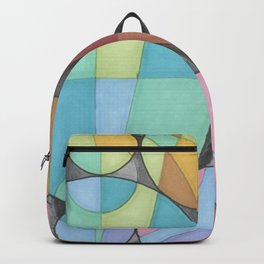 Eight Circles in a Circle Backpack