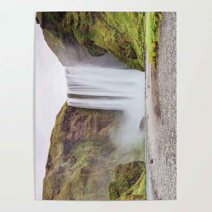 Skogafoss waterfall Poster