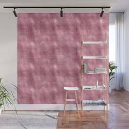 Luxury Pink Sparkle Pattern Wall Mural
