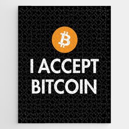 I Accept Bitcoin Jigsaw Puzzle
