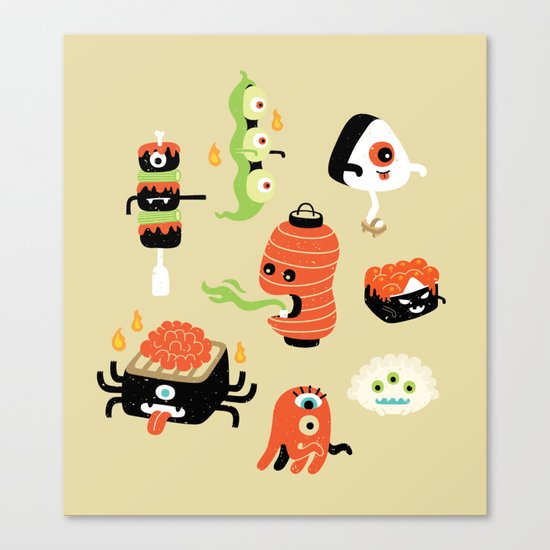 Izakaya Monsters Canvas Print