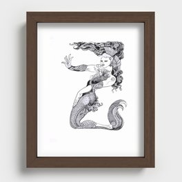 Z Mermaid Recessed Framed Print