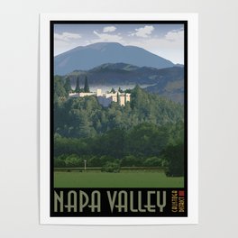 Napa Valley - Sterling Vineyards, Calistoga District Poster