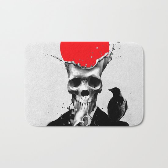 SPLASH SKULL Bath Mat