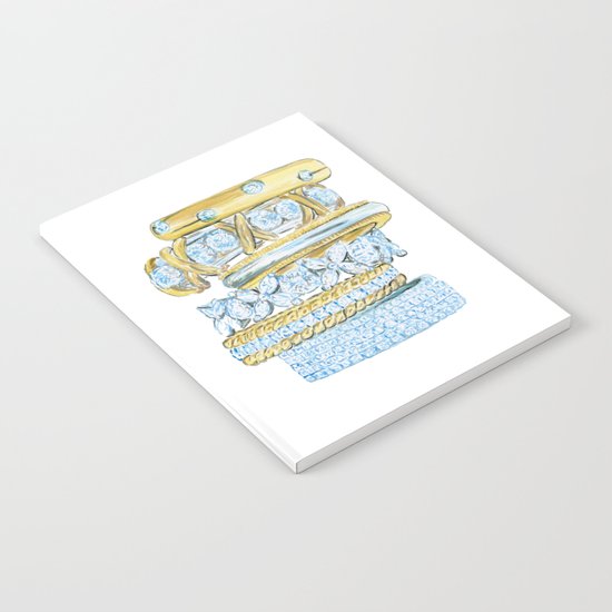 Golden Rings Notebook