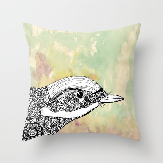 The flight Throw Pillow