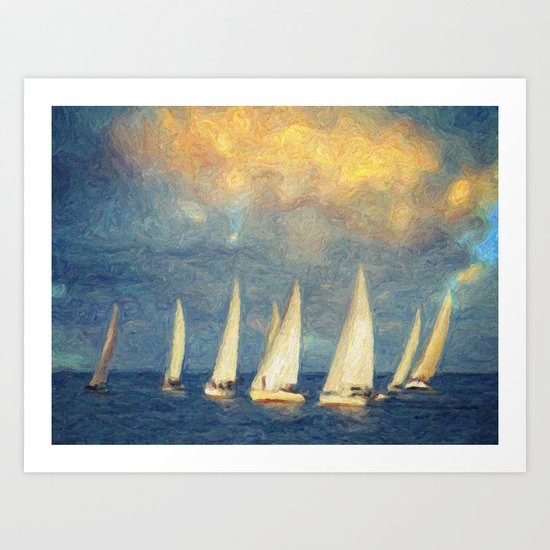 On a day like today Art Print