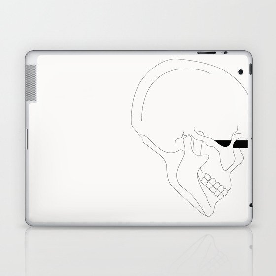 LINE #Skull (White) Laptop & iPad Skin