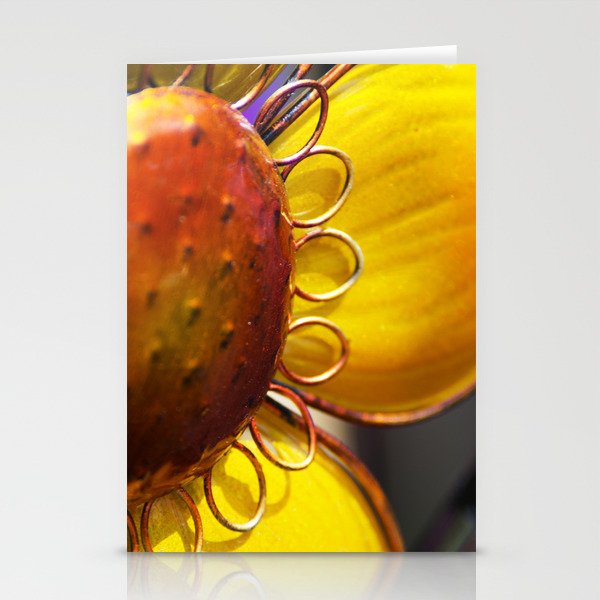Yellow metal Stationery Cards