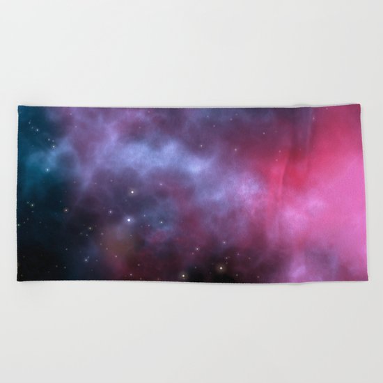 Nebula Beach Towel