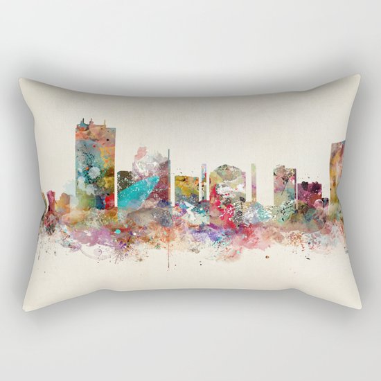 toledo ohio skyline Rectangular Pillow