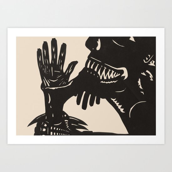 Feast On Their Flesh Art Print