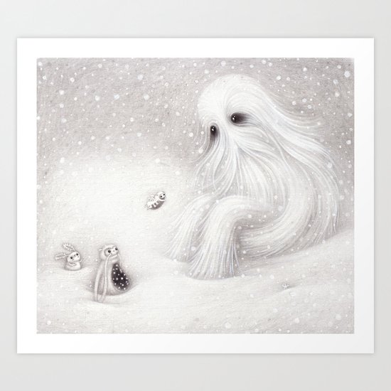 A Yeti Art Print